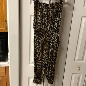 Shoulder less Romper